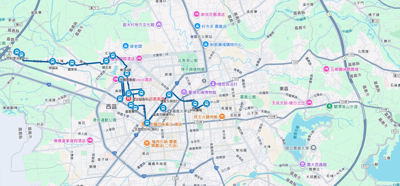 樂活2路路線圖