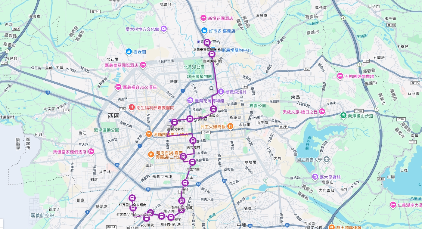 樂活6路路線圖