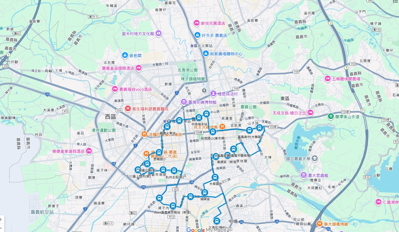 樂活7路路線圖