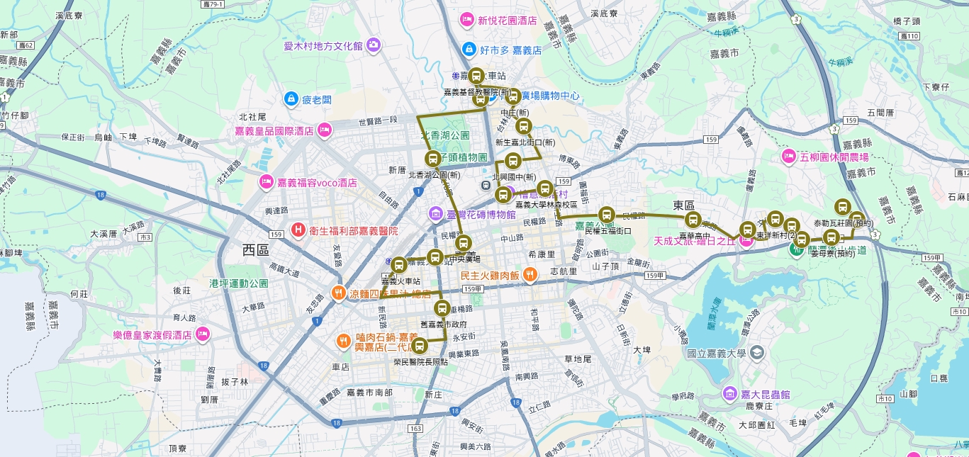 樂活9路路線圖