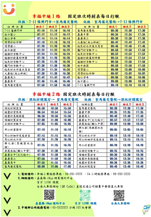 幸福中埔2路路線圖