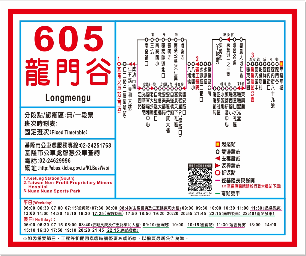 605路線圖