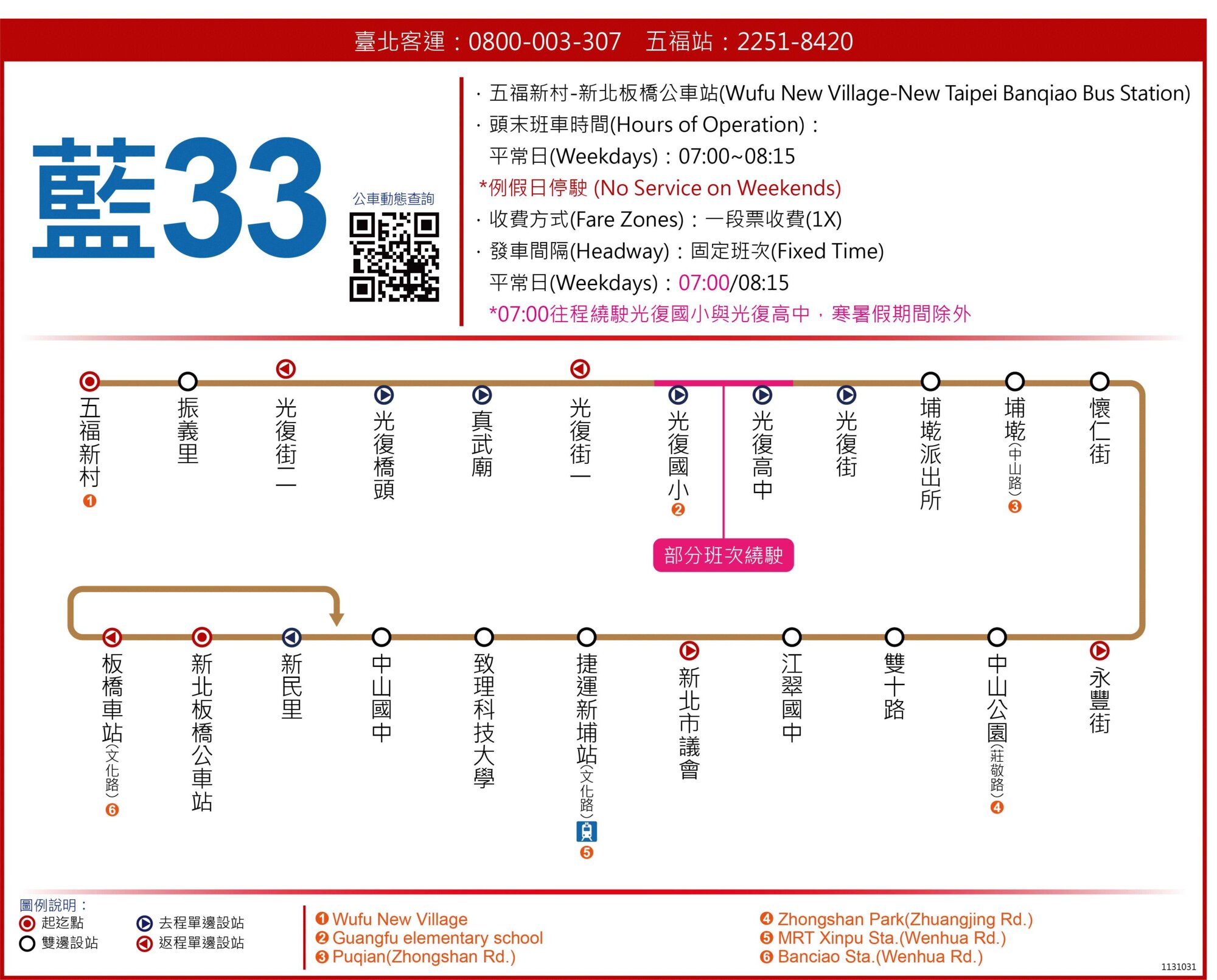 藍33路線圖