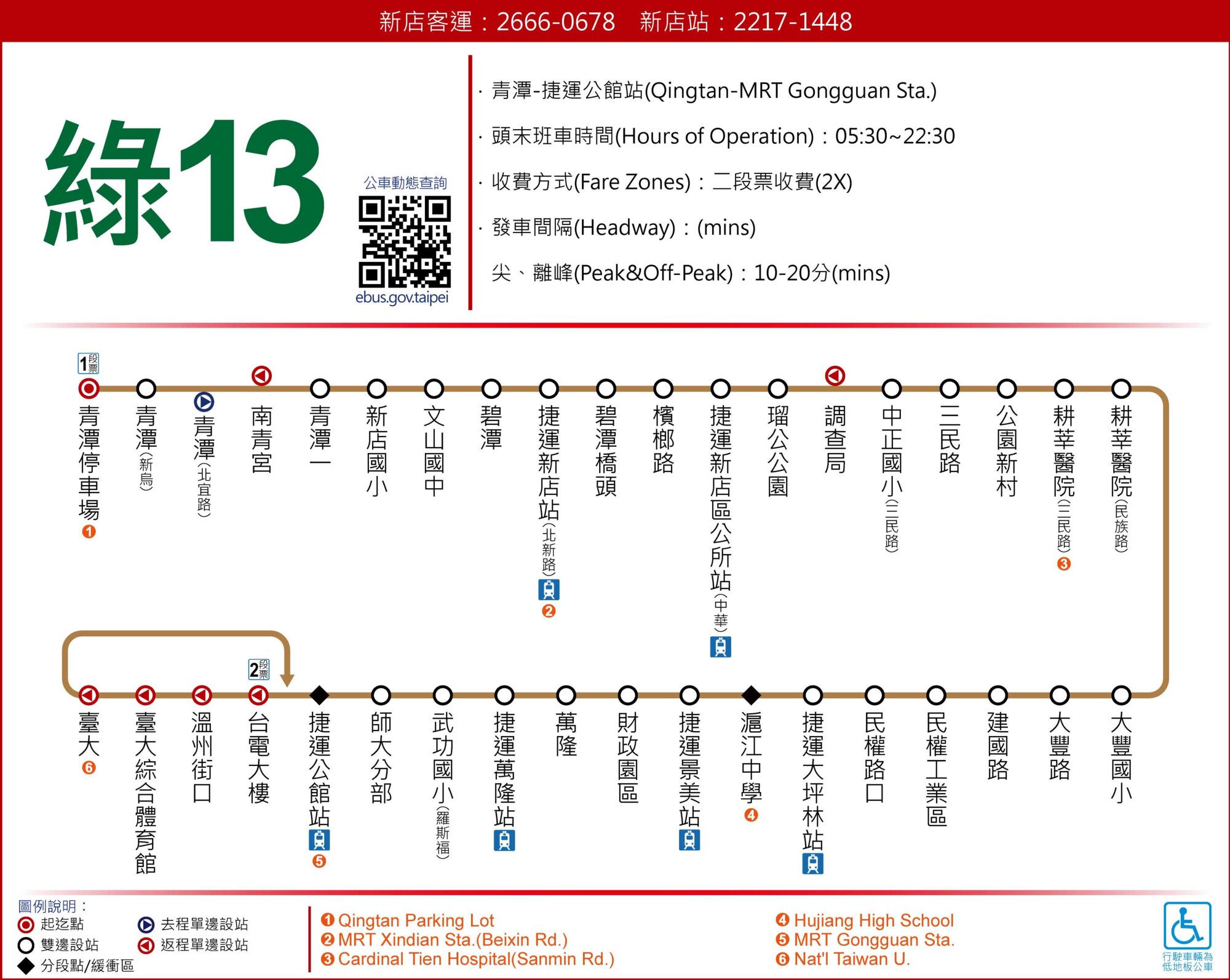 綠13路線圖