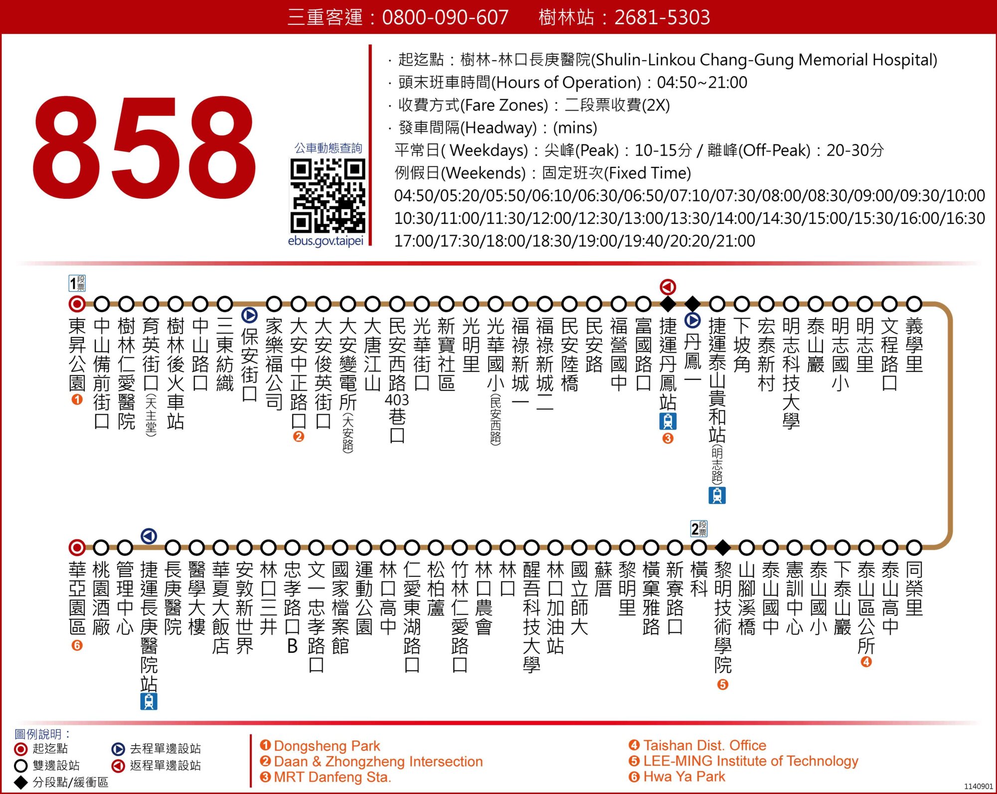 858路線圖