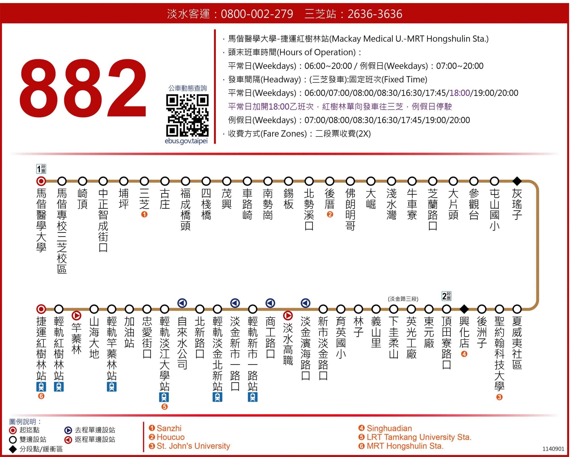 882路線圖