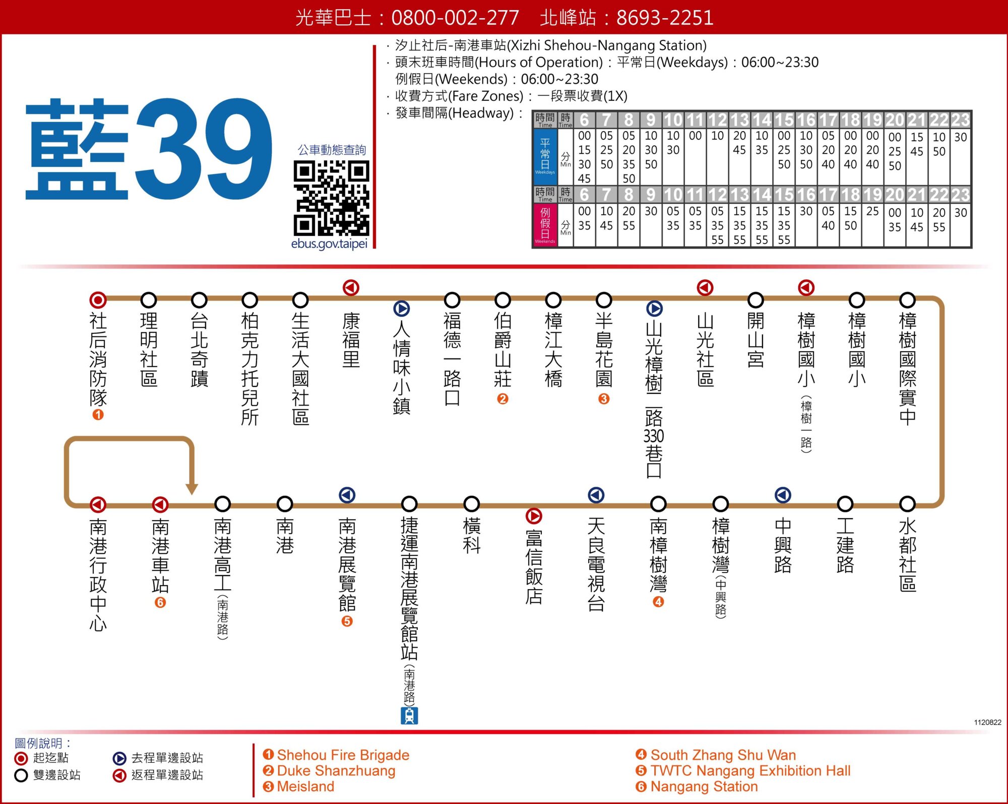 藍39路線圖