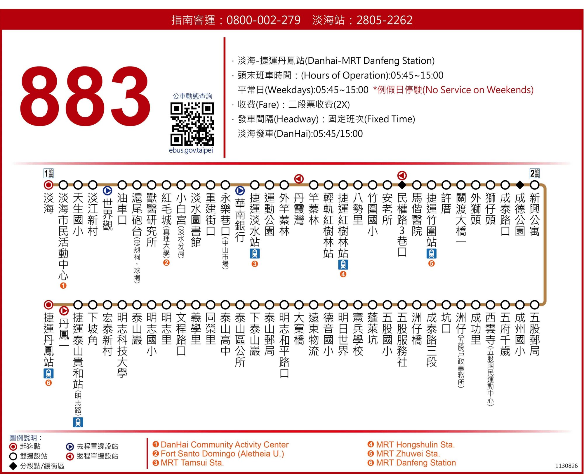 883路線圖