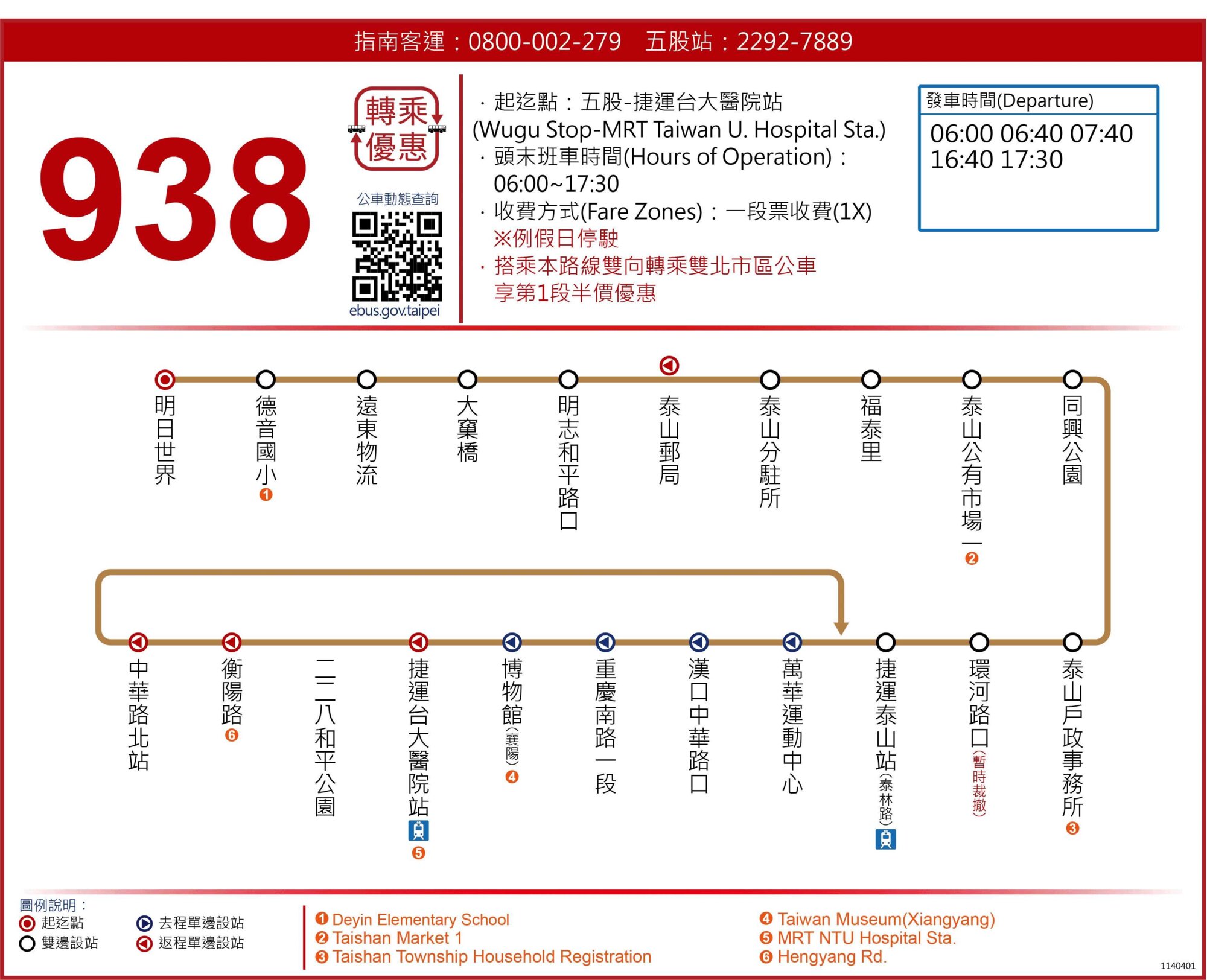 938路線圖