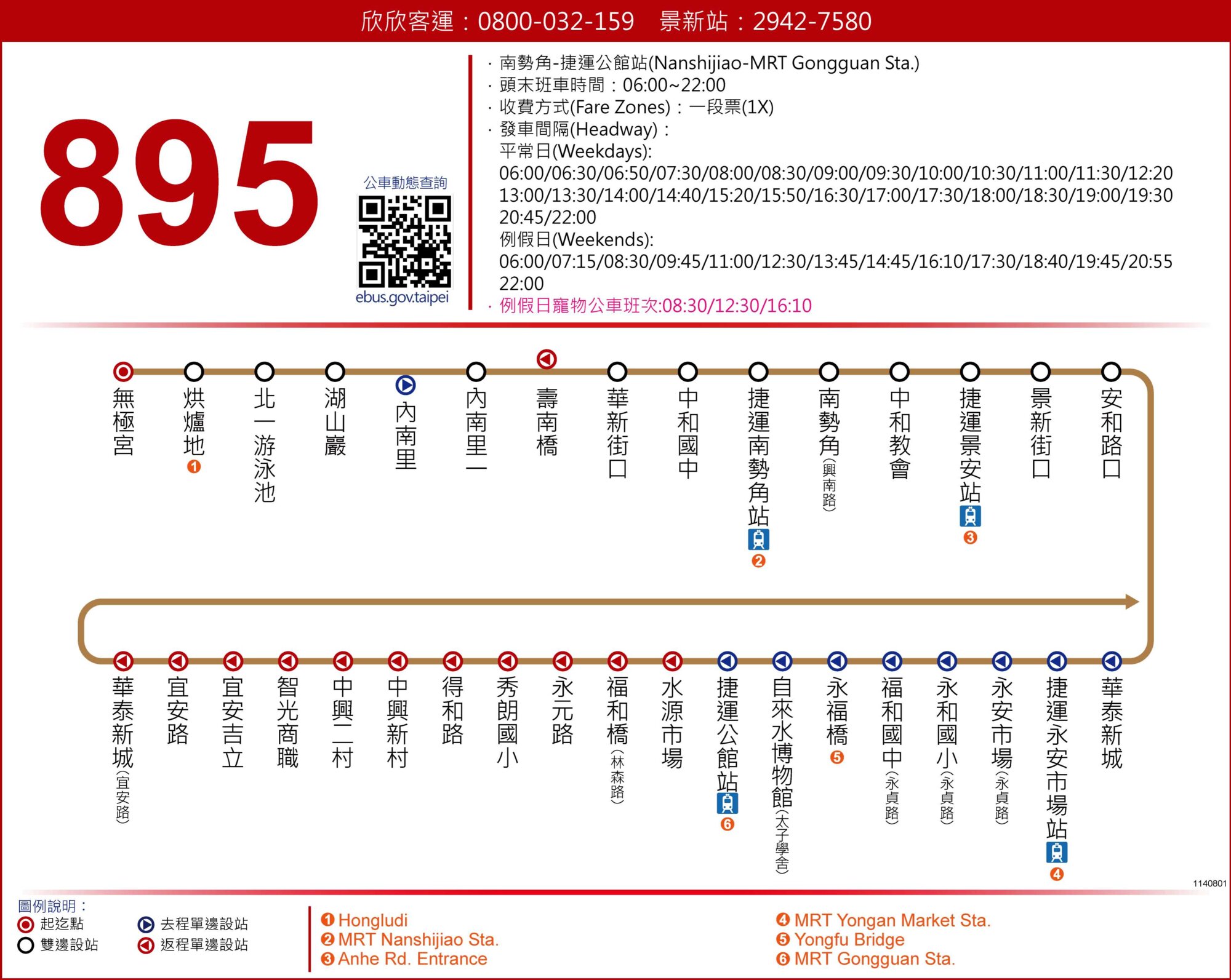 895路線圖