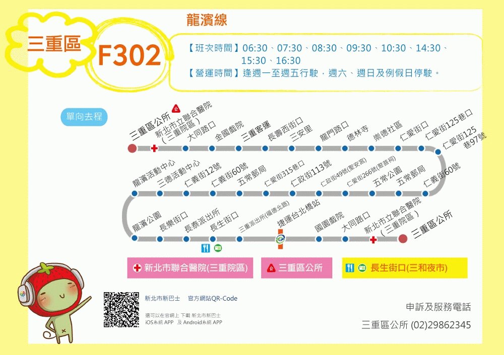 F302路線圖