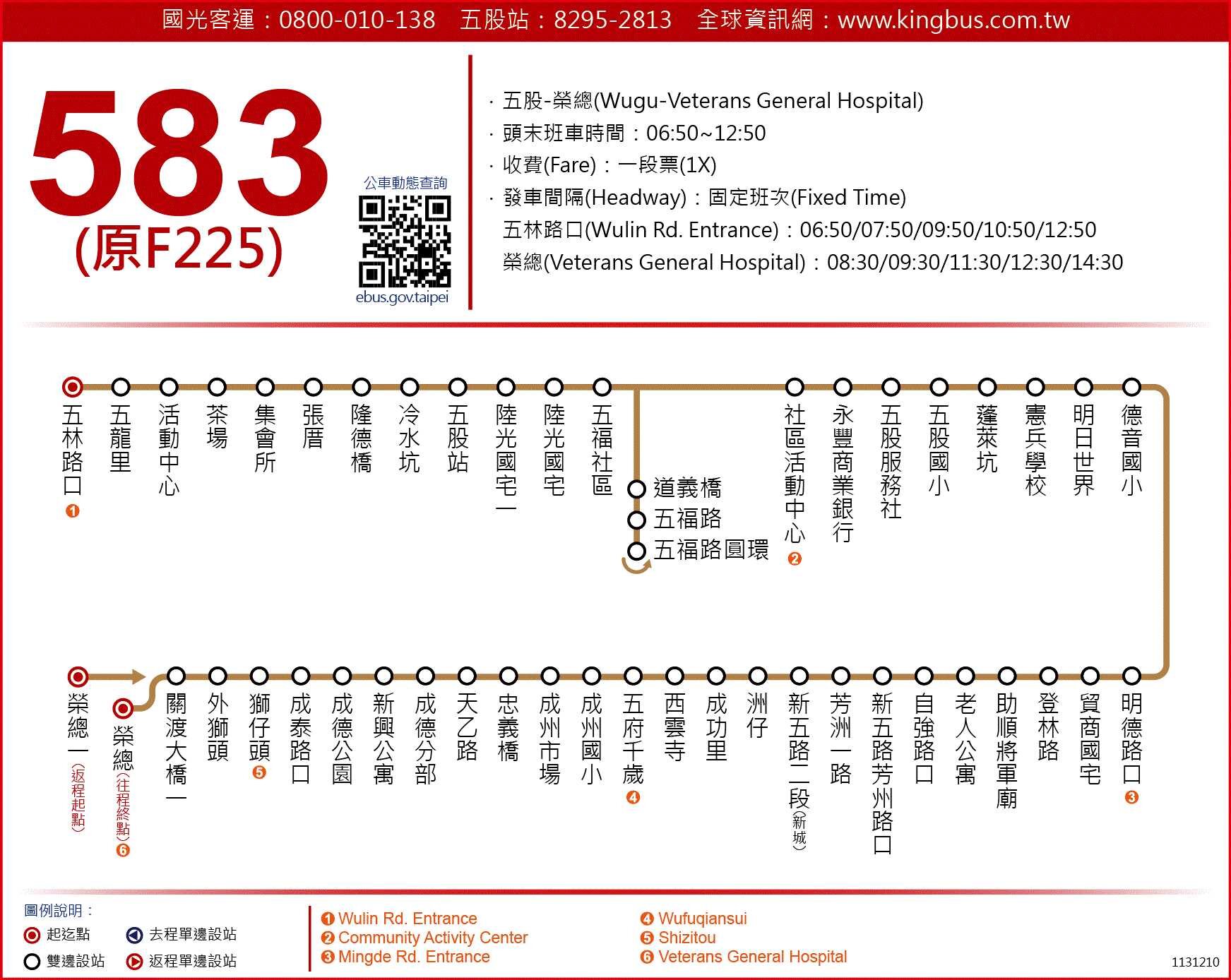 583路線圖