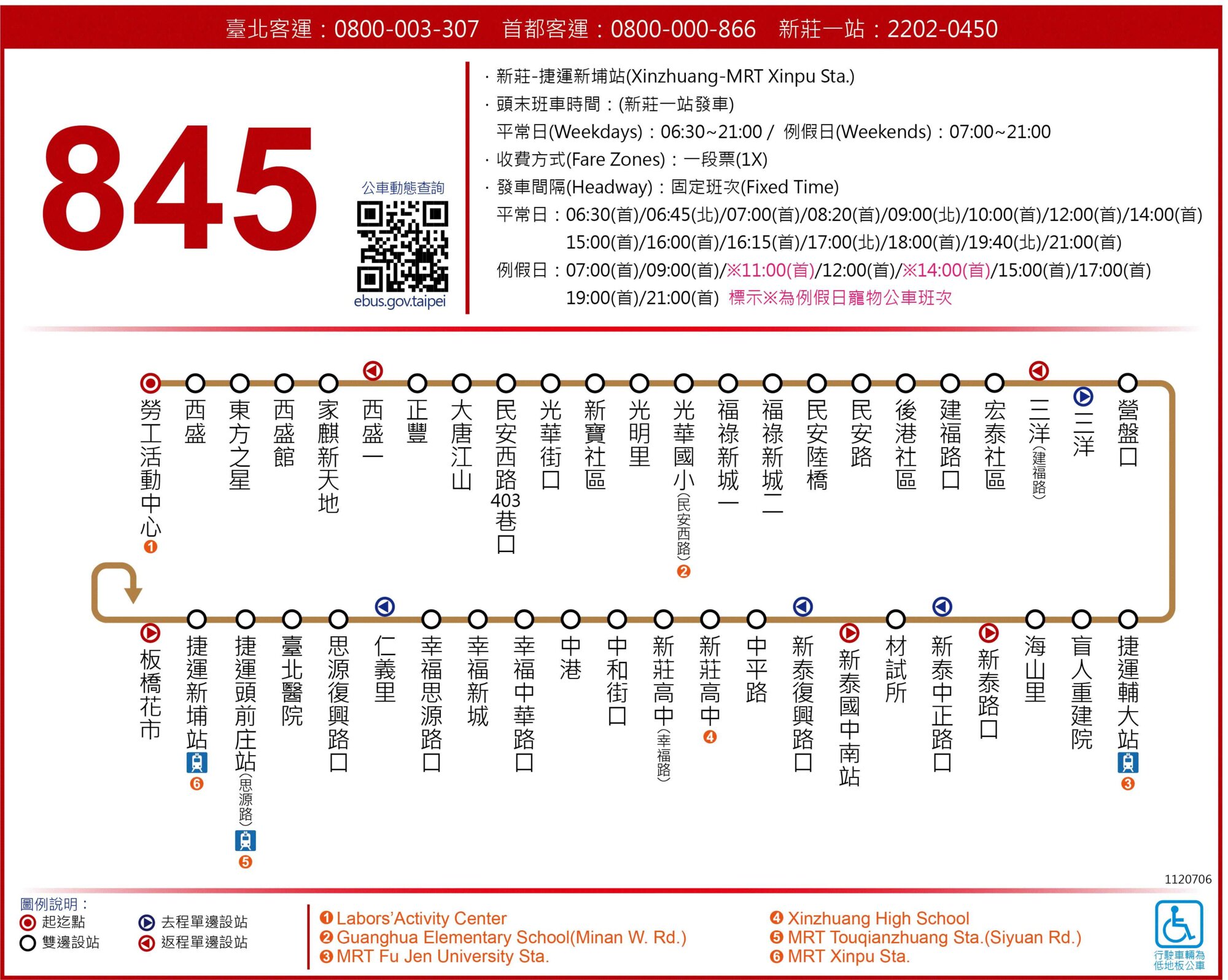 845路線圖