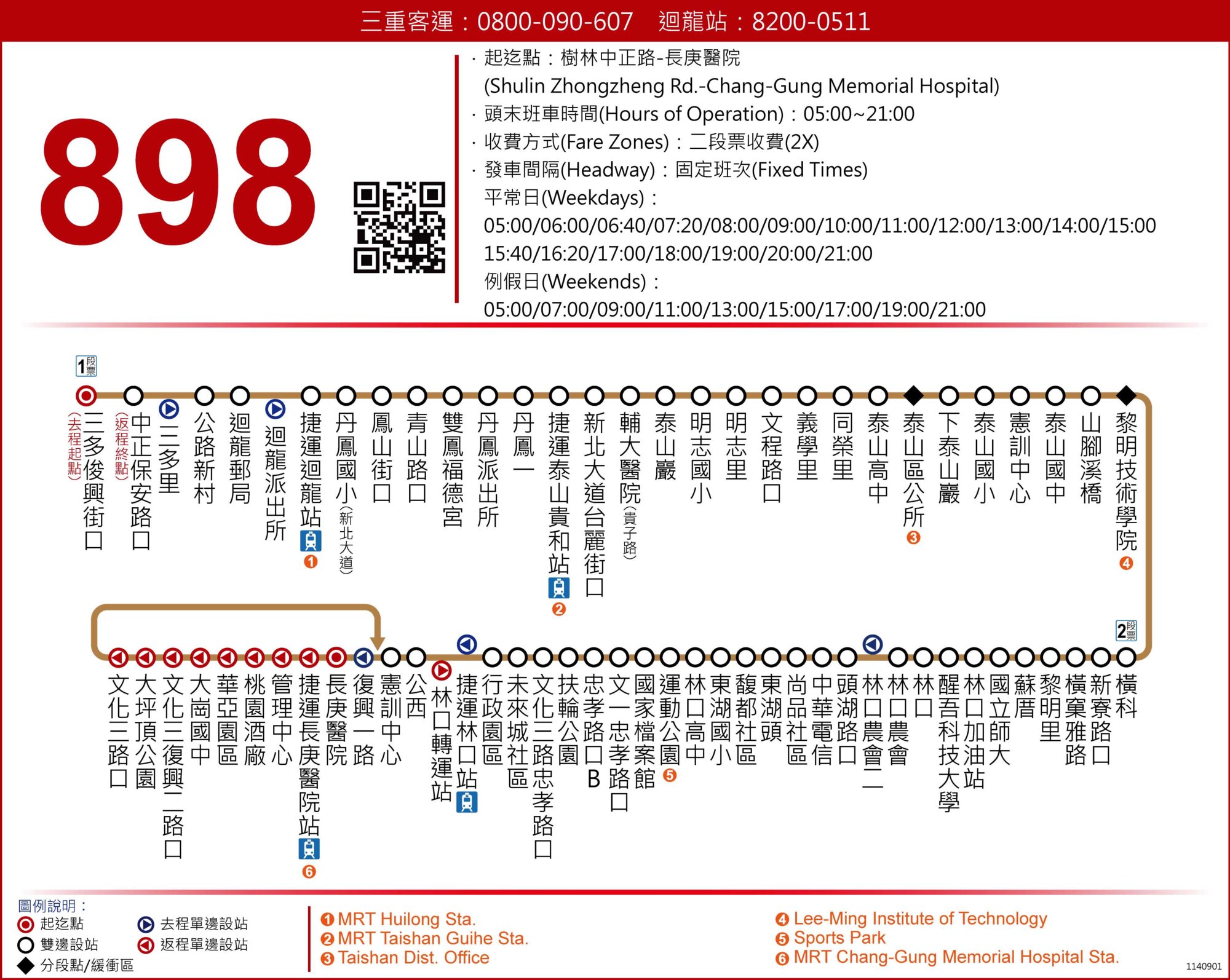 898路線圖