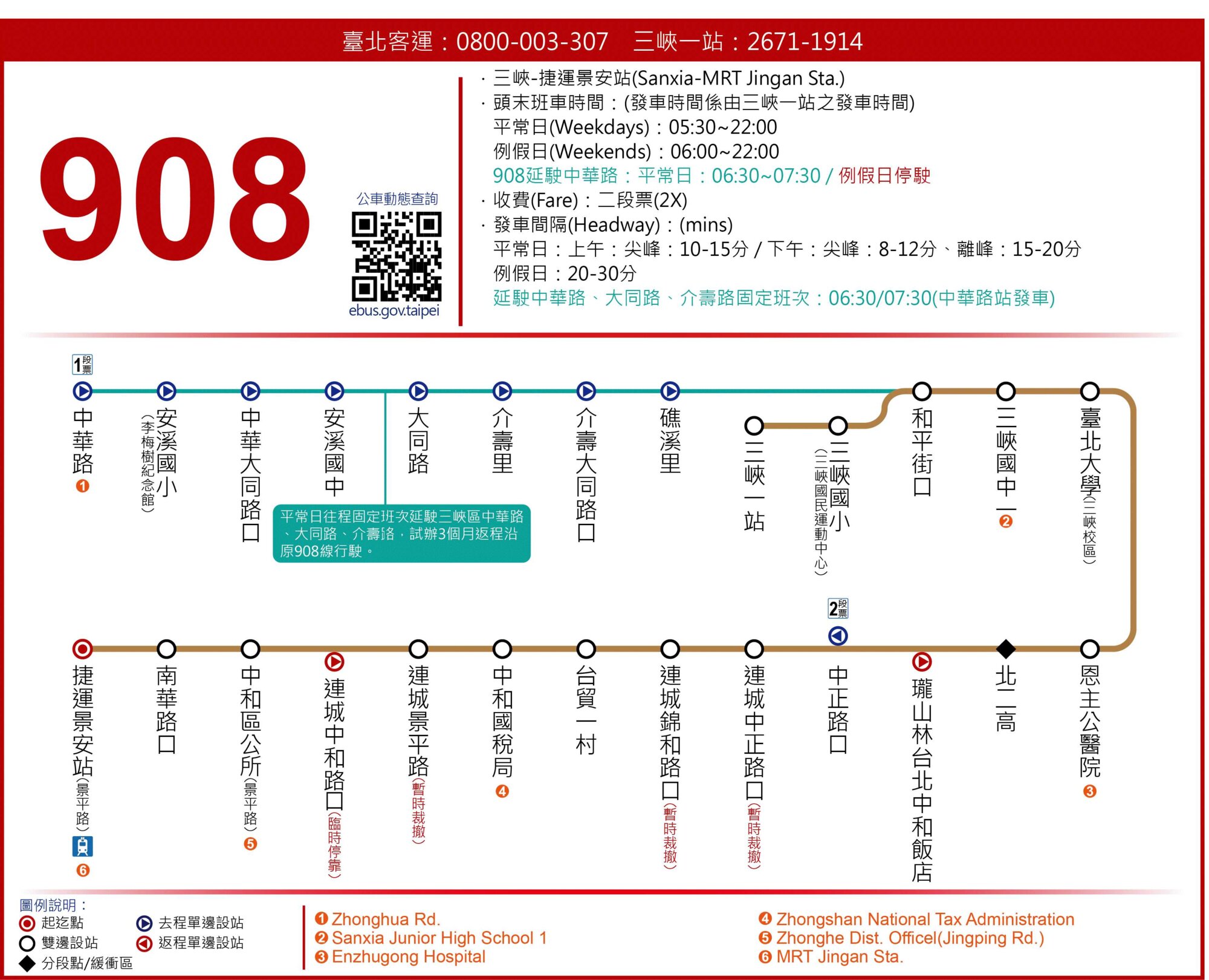 908延路線圖