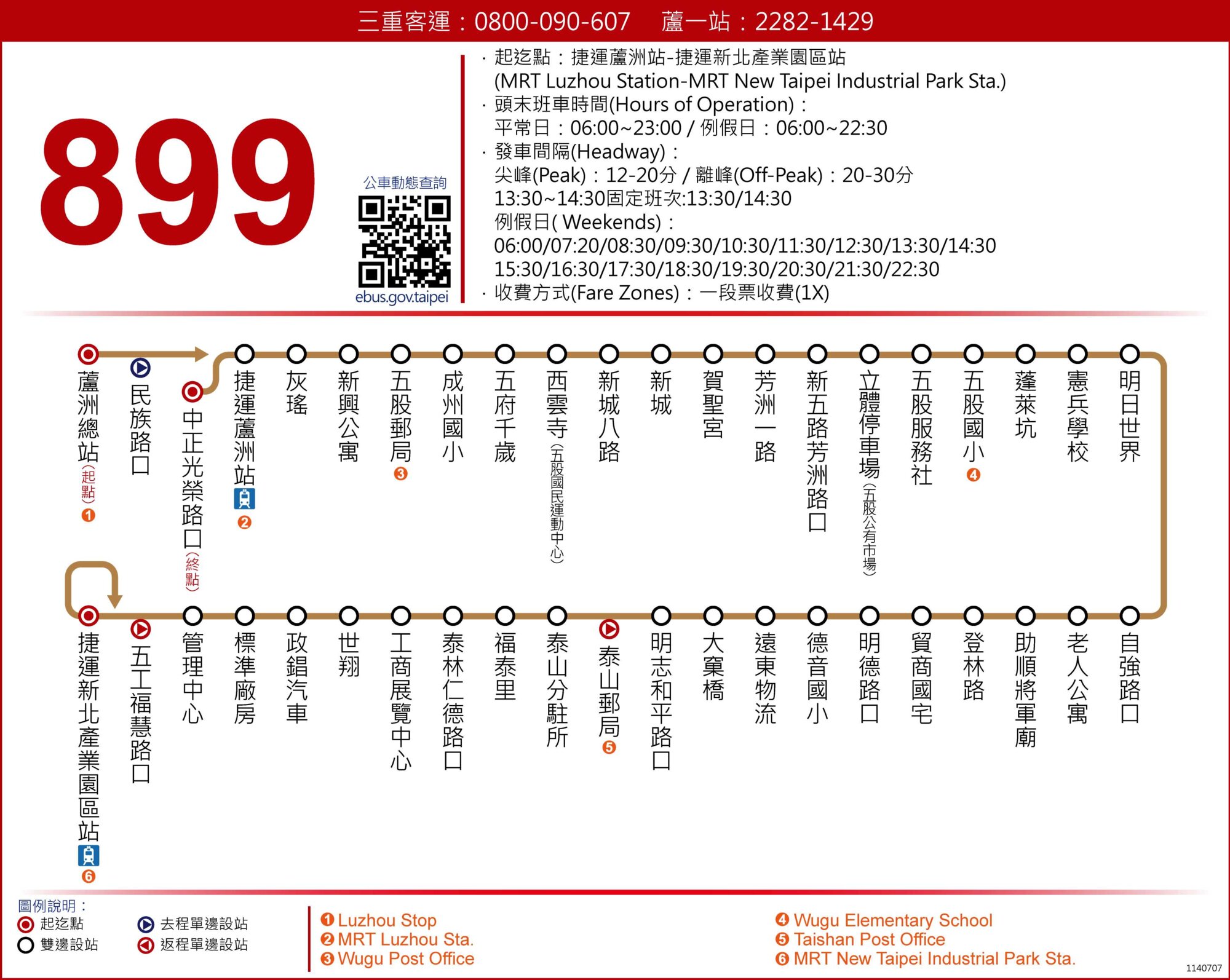 899路線圖