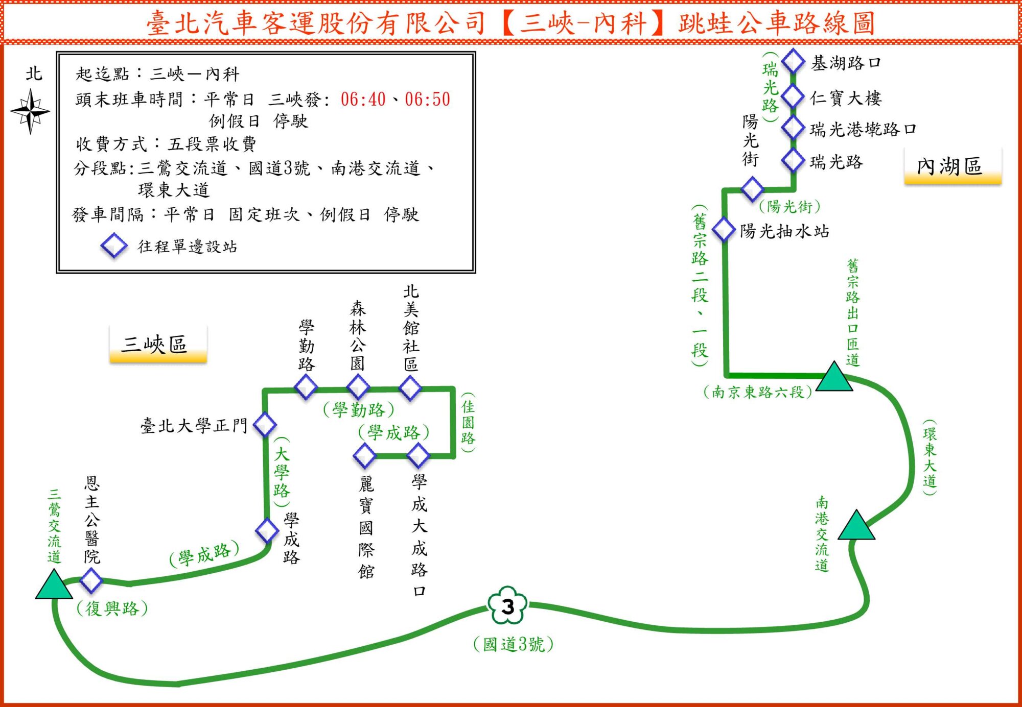 三峽-內科路線圖