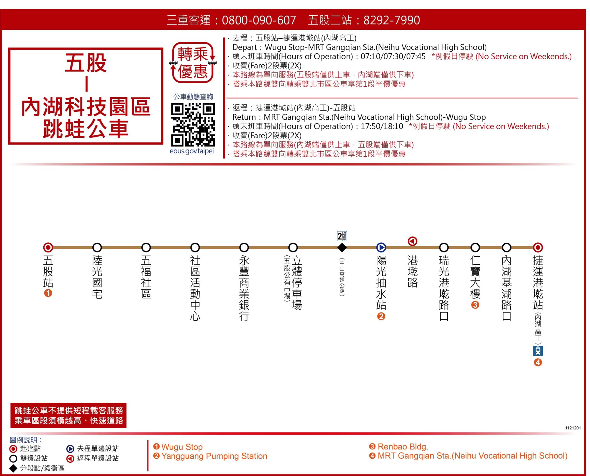 五股-內湖科技園區路線圖
