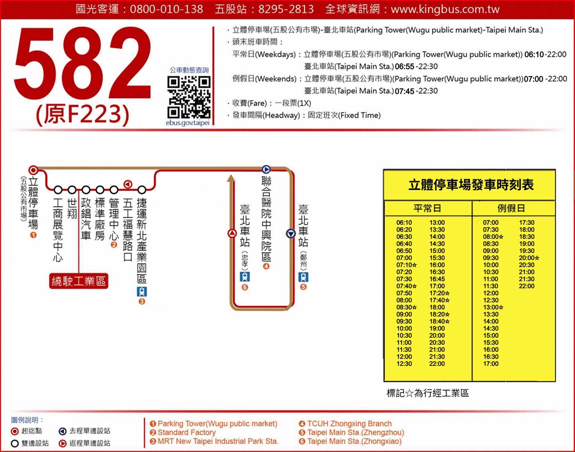 582經工業區路線圖