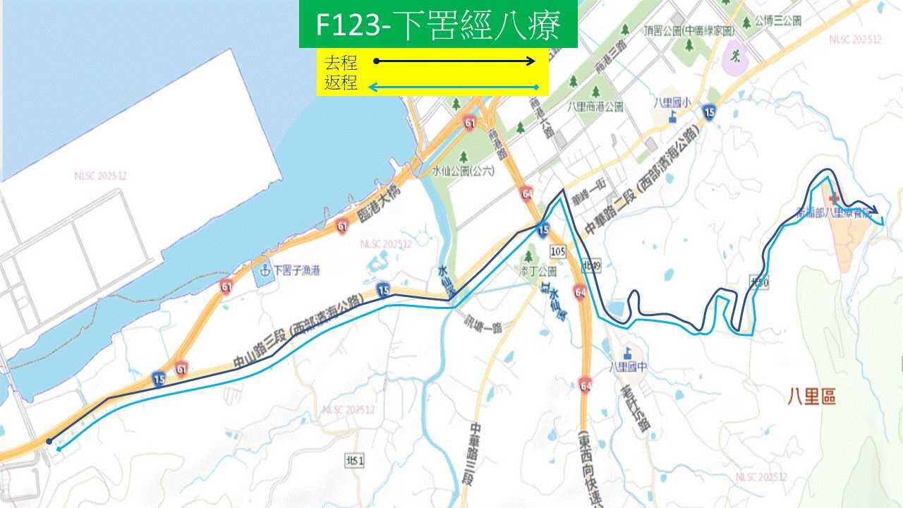 F123下罟經八療路線圖