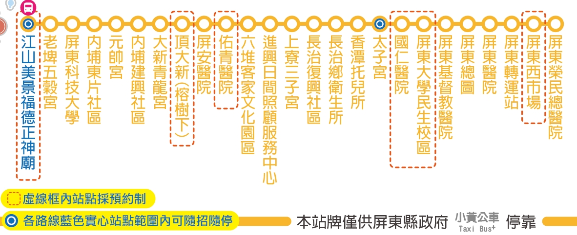 小黃公車705路線圖