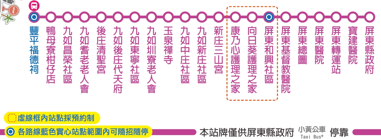 小黃公車726路線圖
