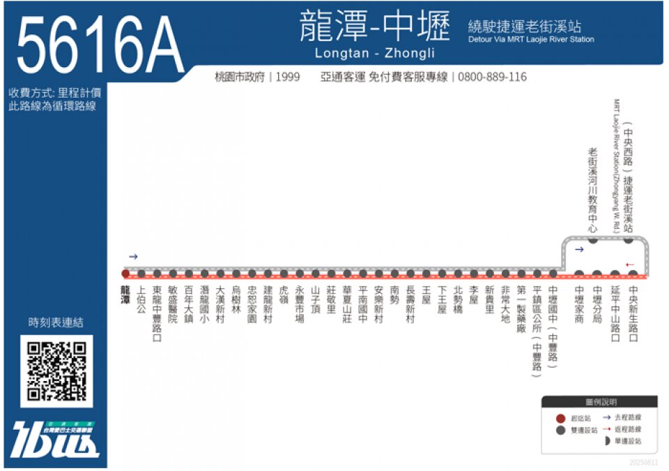 5616A路線圖