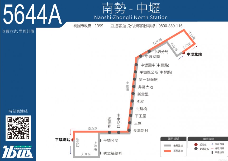 5644A路線圖