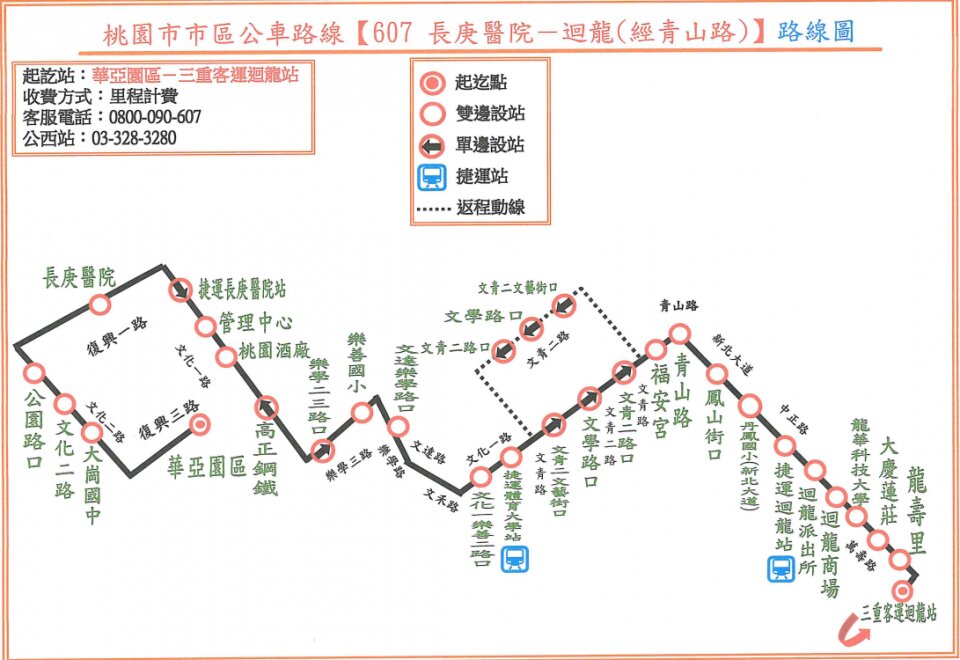 607路線圖