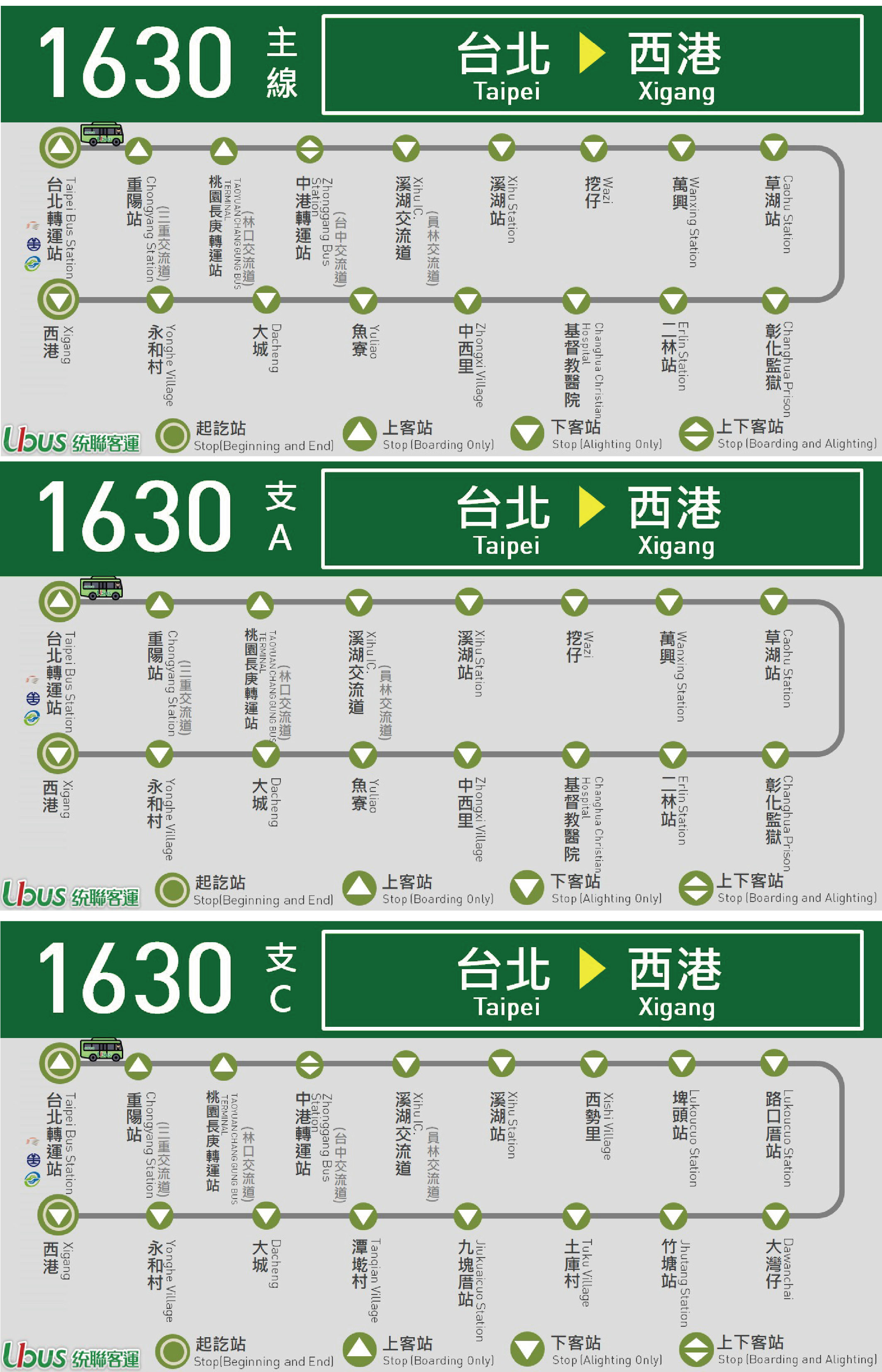 1630路線圖