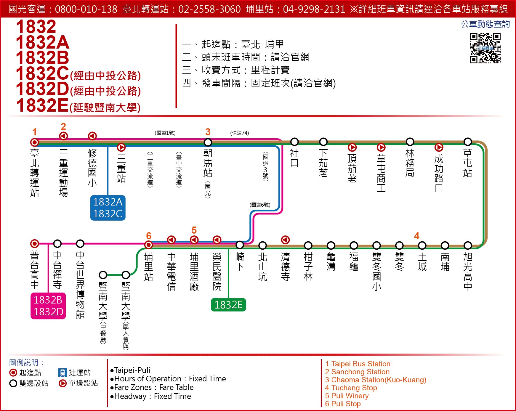 1832路線圖
