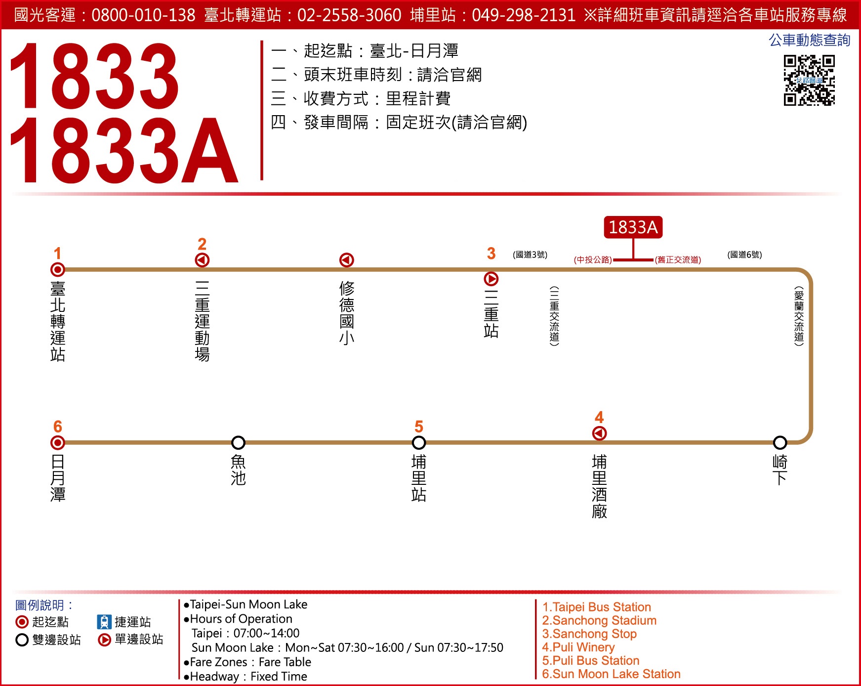 1833路線圖