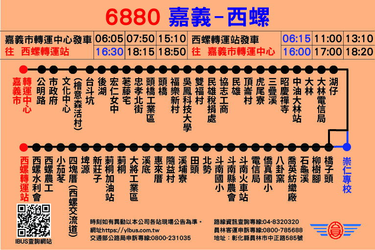 6880路線圖