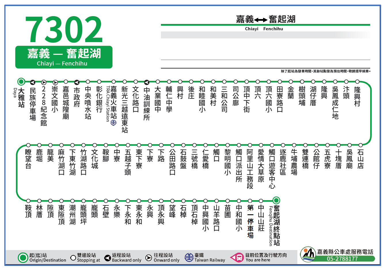 7302路線圖