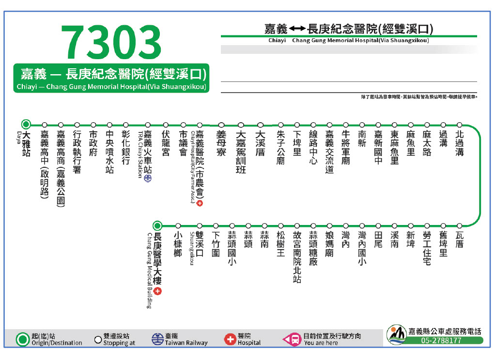 7303路線圖