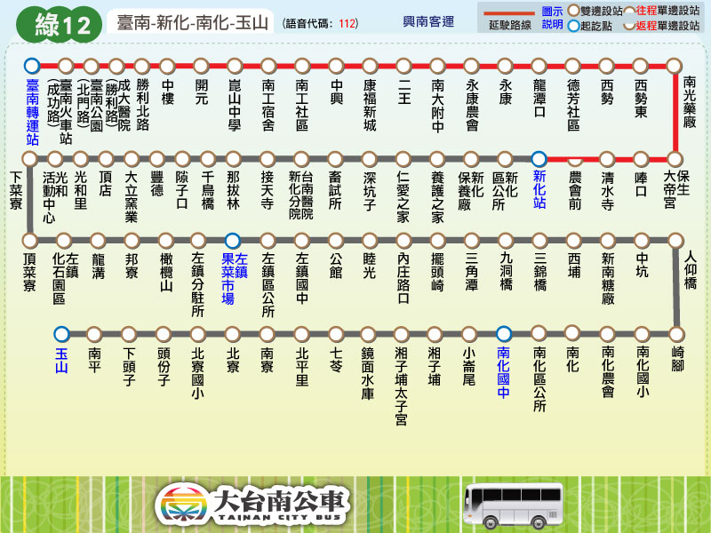 綠12路線圖