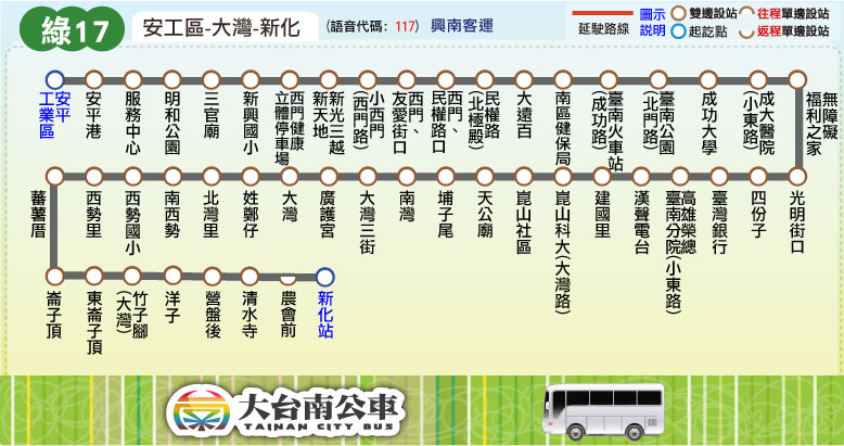 綠17路線圖