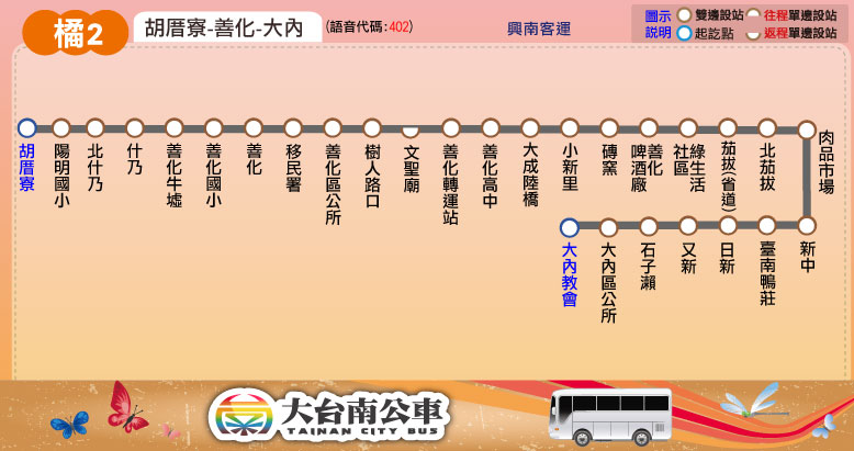 橘2路線圖