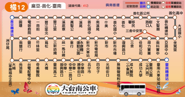 橘12路線圖