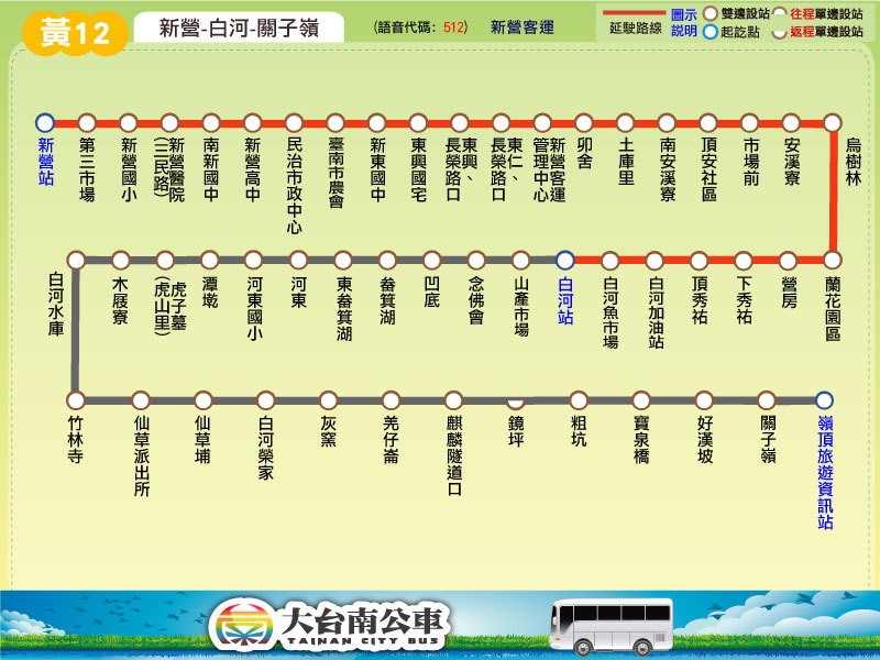 黃12路線圖
