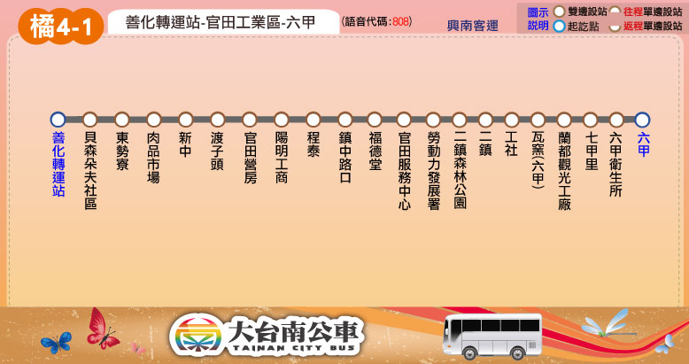 橘4-1路線圖