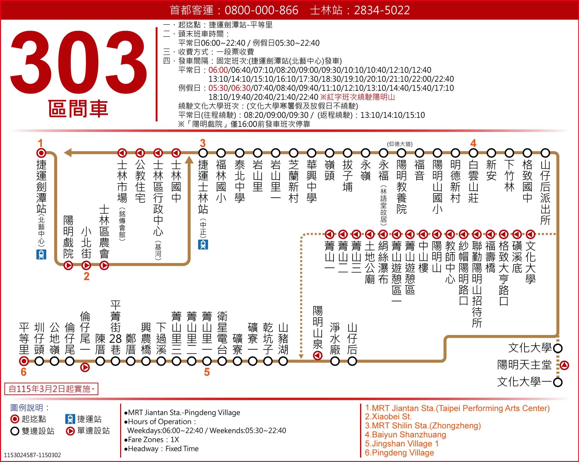 303區路線圖