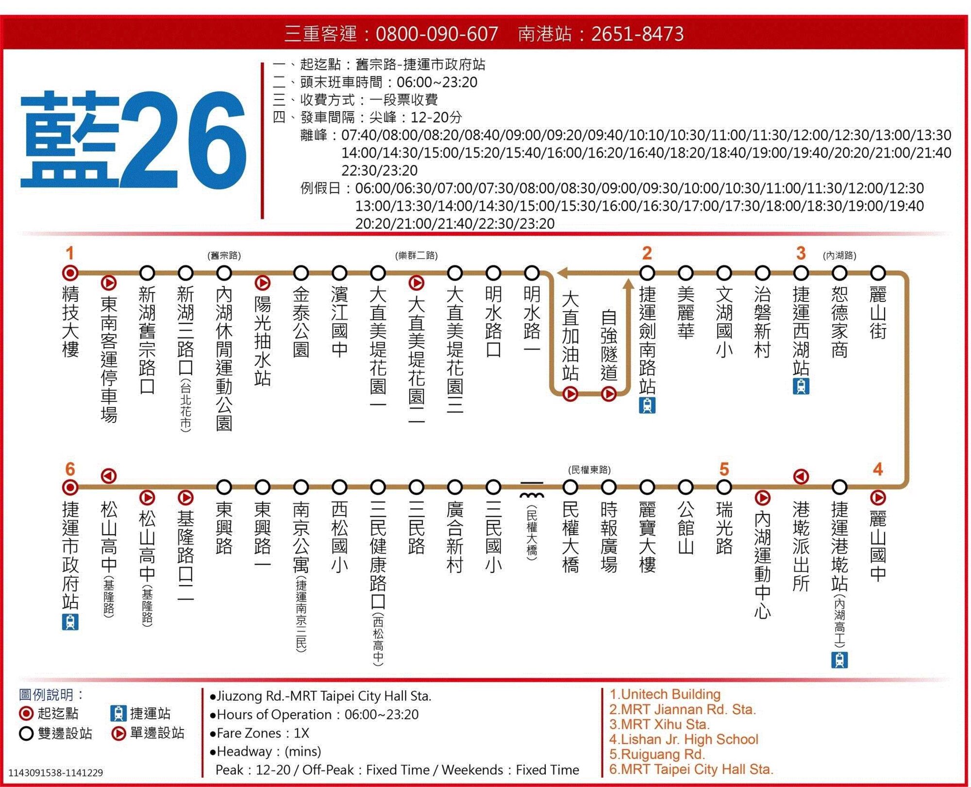 藍26路線圖