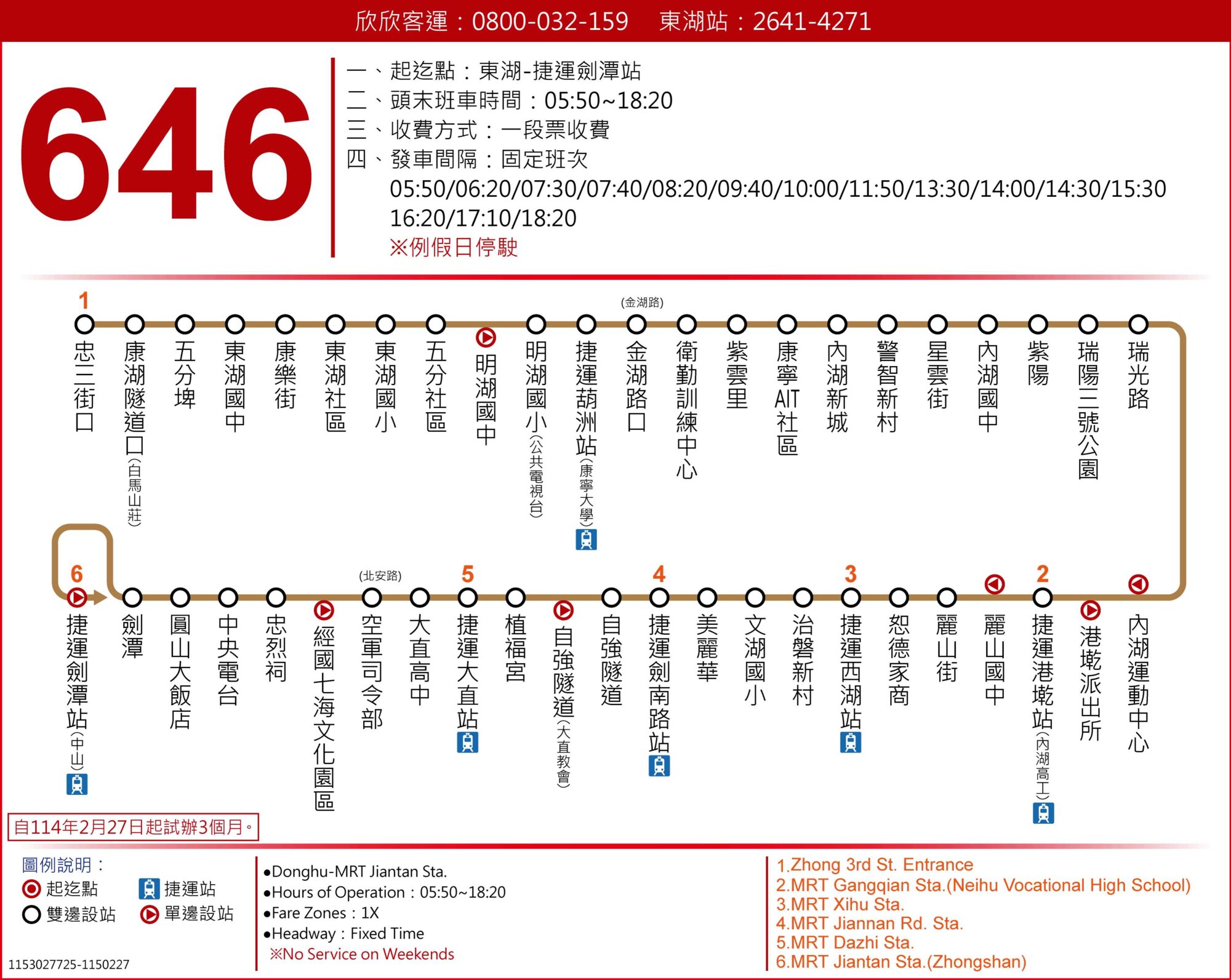 646路線圖