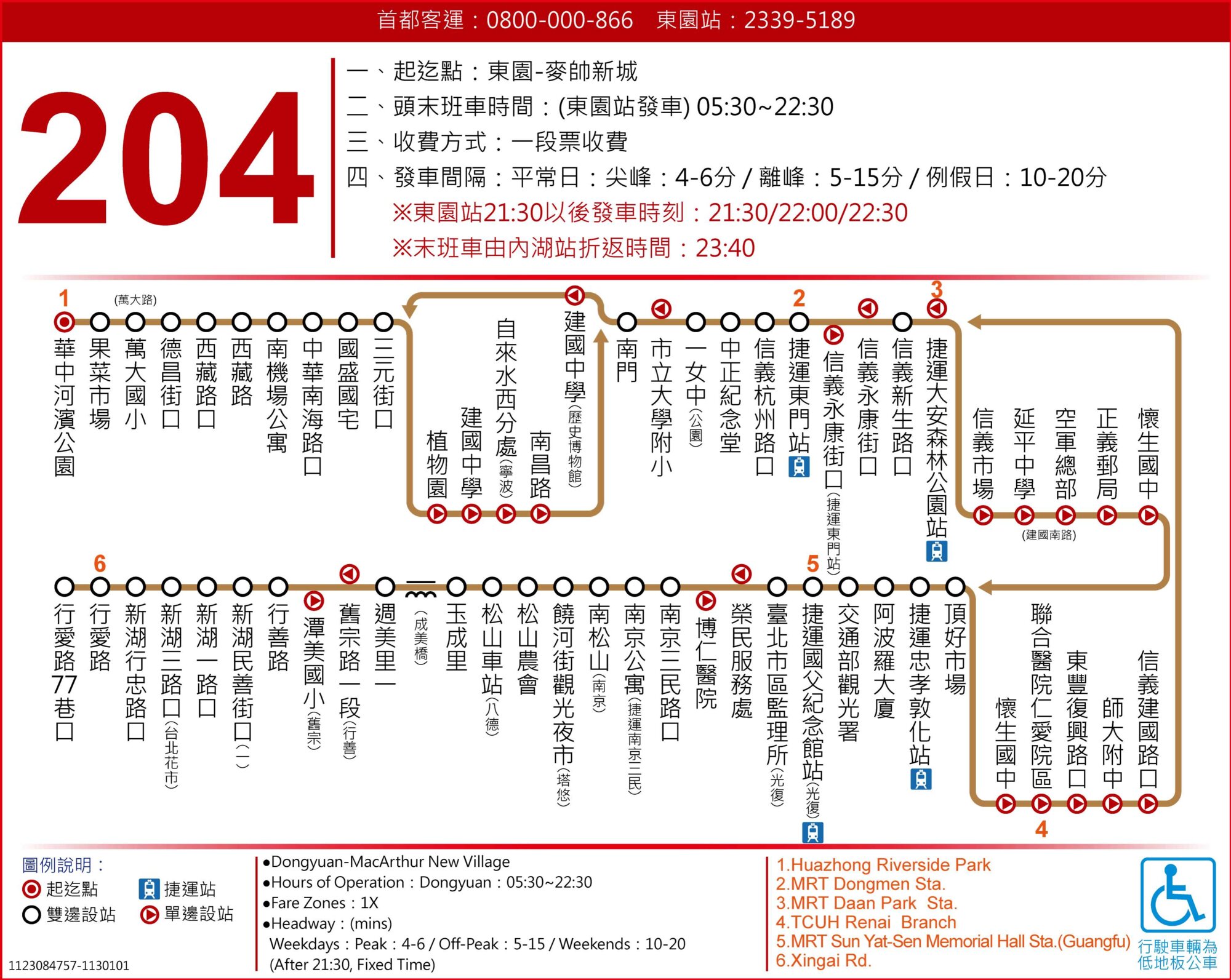 204路線圖