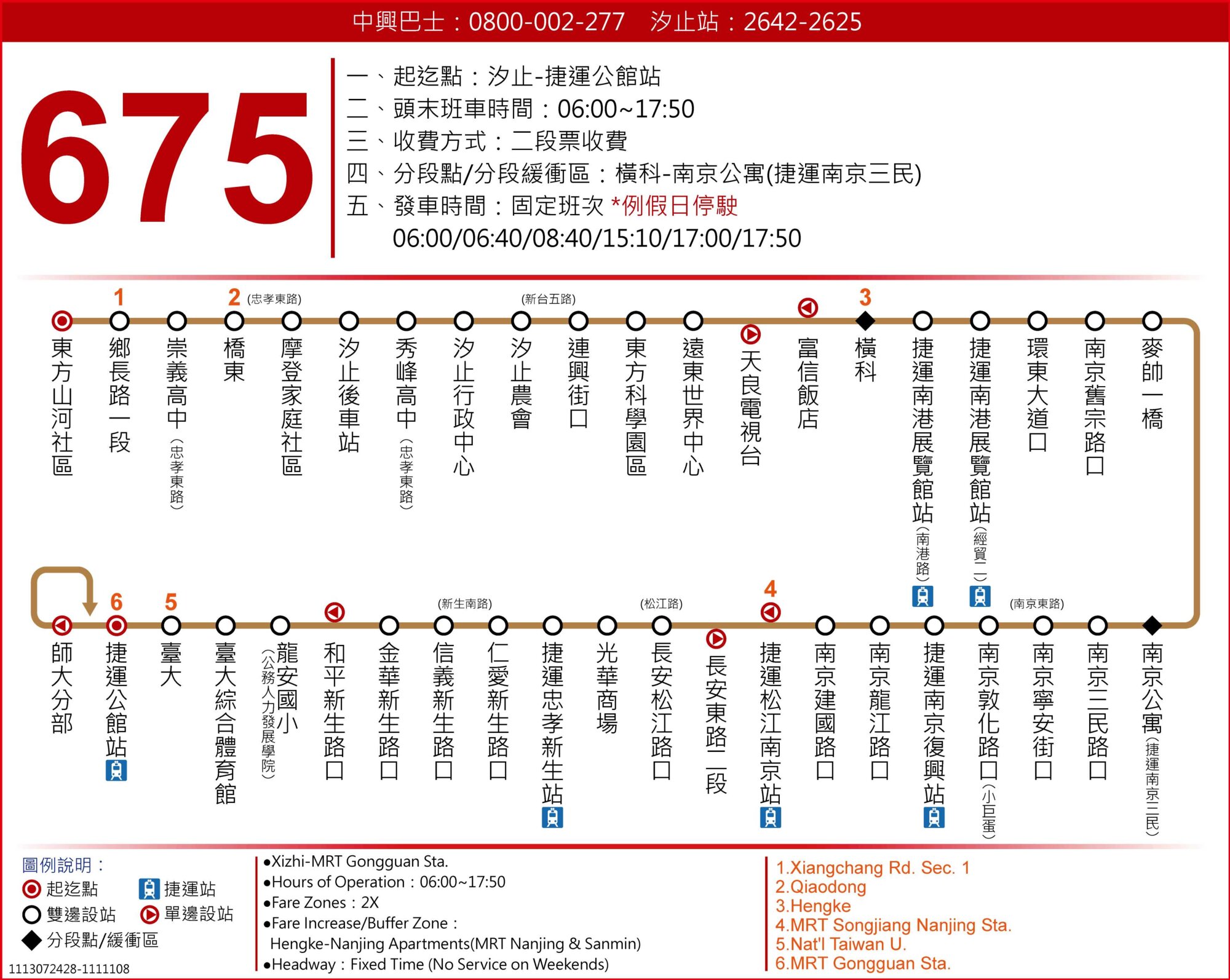 675路線圖