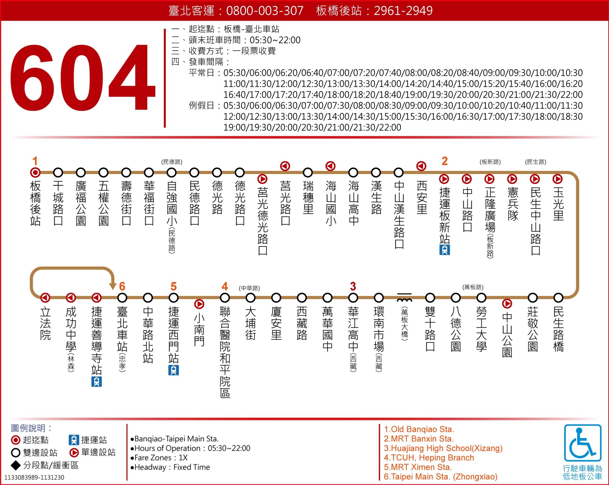 604路線圖
