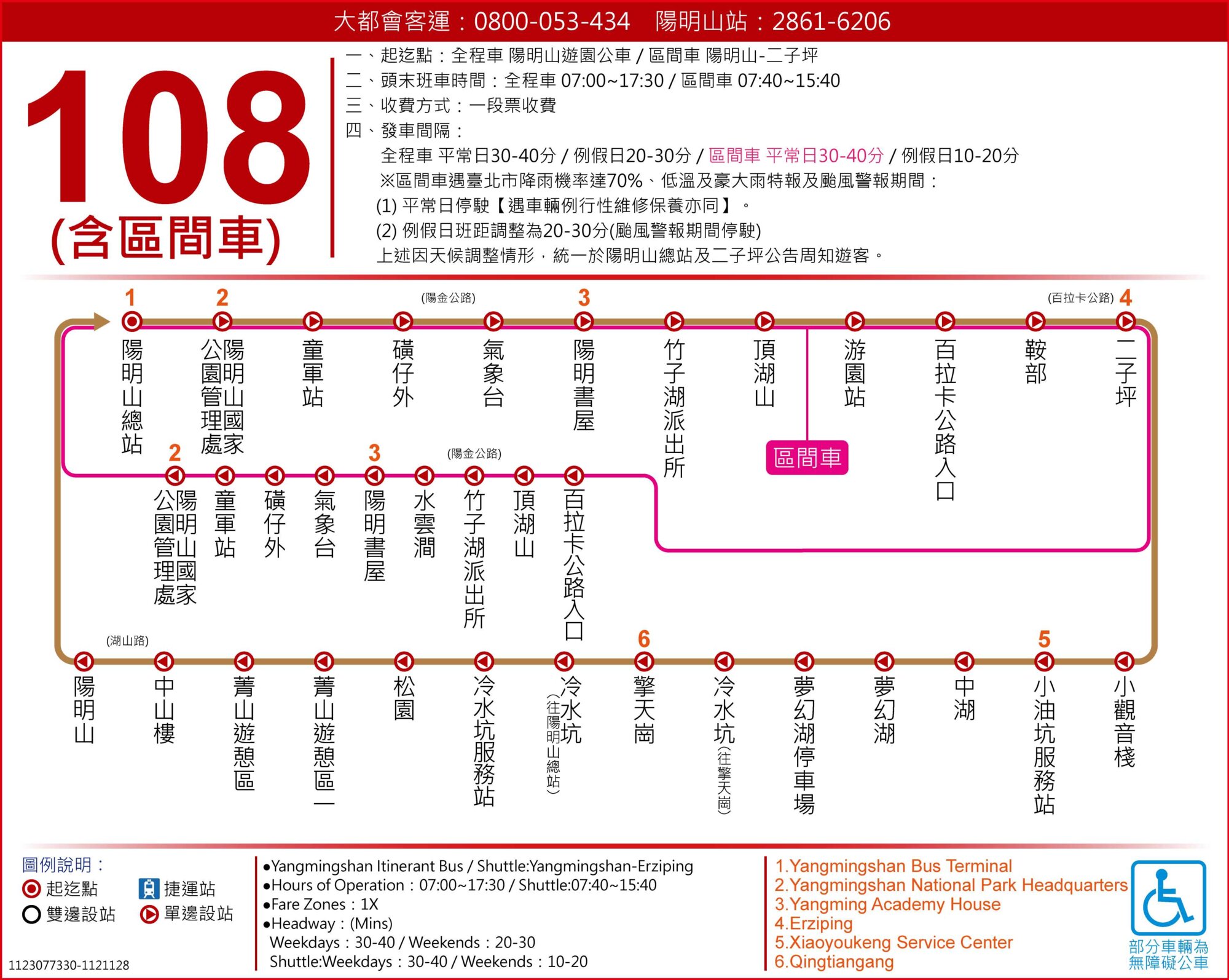 108區路線圖