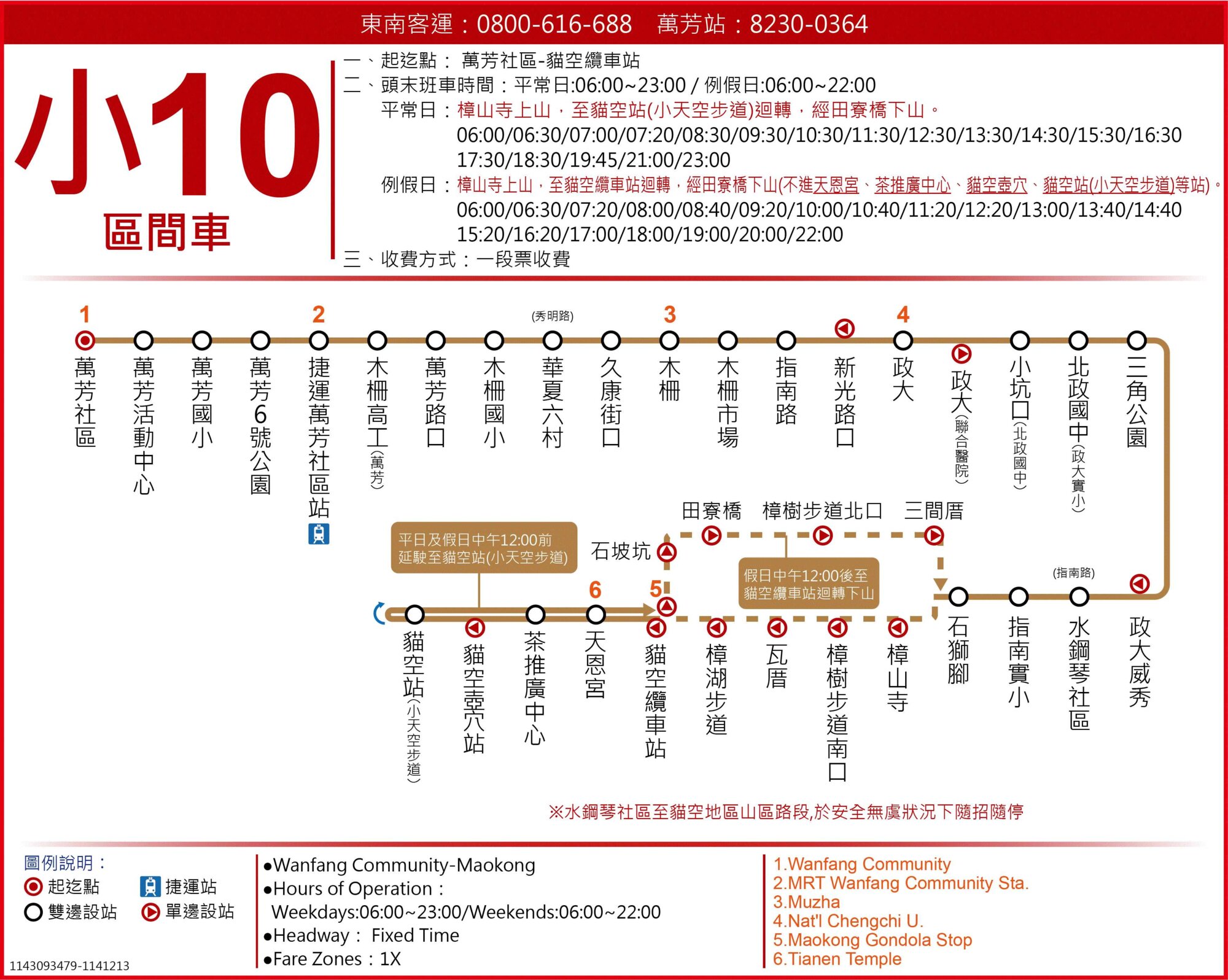 小10區路線圖