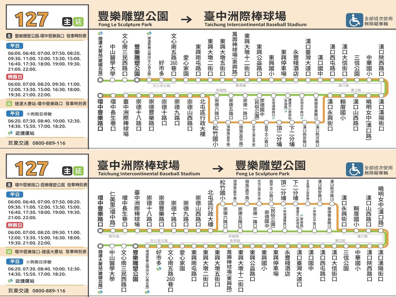 127延路線圖